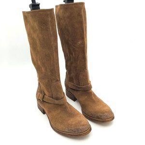 Guess by Marciano Suede Leather Riding Boots